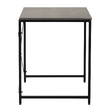 Birou, beton/negru, 90x60 cm, MELLORA