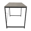 Birou, beton/negru, 120x60 cm, MELLORA