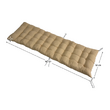 Pernă pentru şezlong de grădină, bej, GAREN NEW