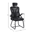 Scaun de birou, negru, SITAO