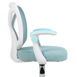Scaun de birou, albastru/alb, SOLARI