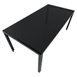 Set de grădină din 9 piese, gri/negru, aluminiu, KESIOS