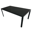 Set de grădină din 9 piese, gri/negru, aluminiu, KESIOS