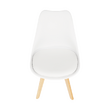 Scaun, alb/fag, BALI 3 NEW
