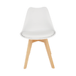 Scaun, alb/fag, BALI 3 NEW