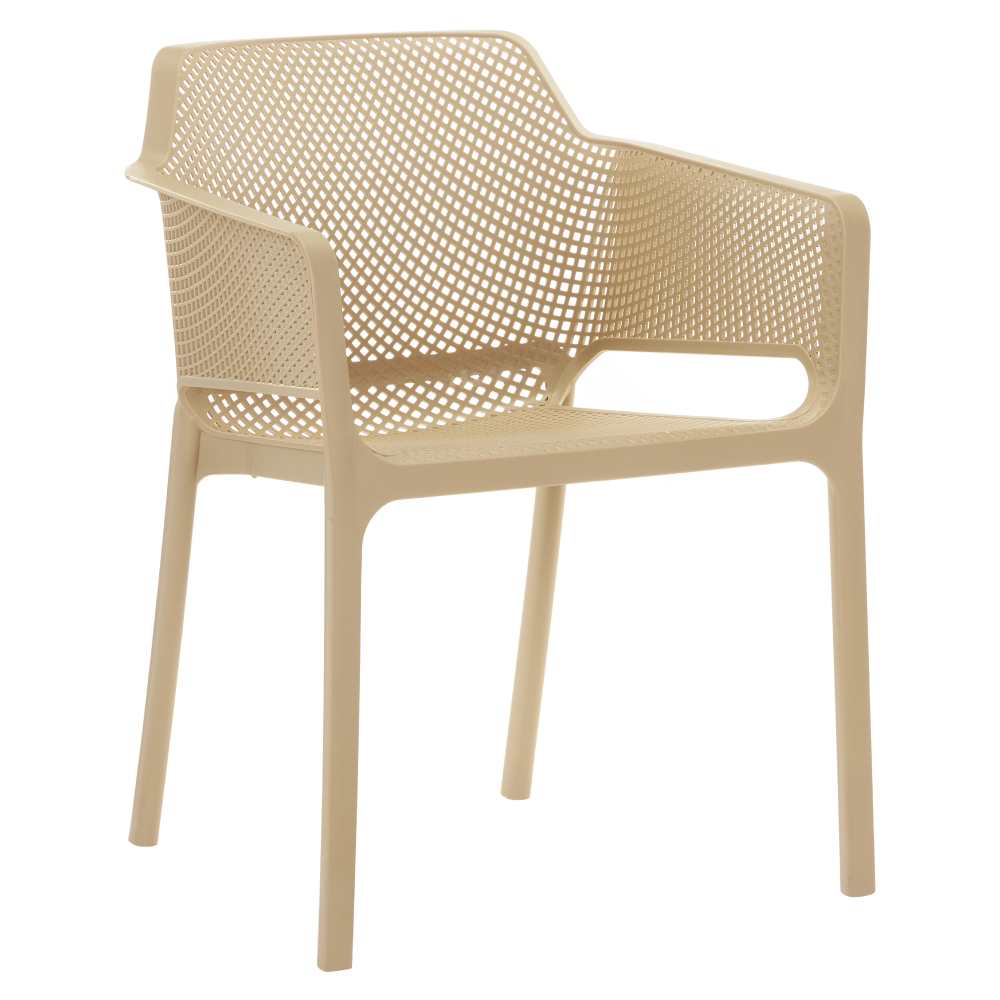 Fotoliu stivuibil, gri maroniu Taupe, LAVTON