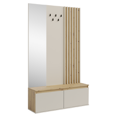 Set pentru hol, caşmir/stejar artisan, DERIS