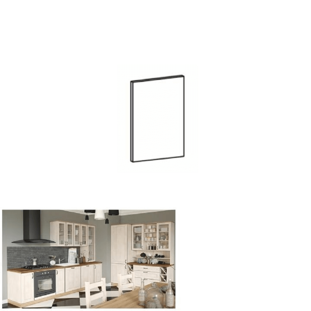 Uşă pentru maşina de spălat vase, 44,6x57, pin nordic, ROYAL