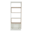 Etajeră, alb/stejar sonoma, ASTA