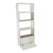 Etajeră, alb/stejar sonoma, ASTA