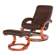 Scaun relaxant reglabil, maro închis, RYAN