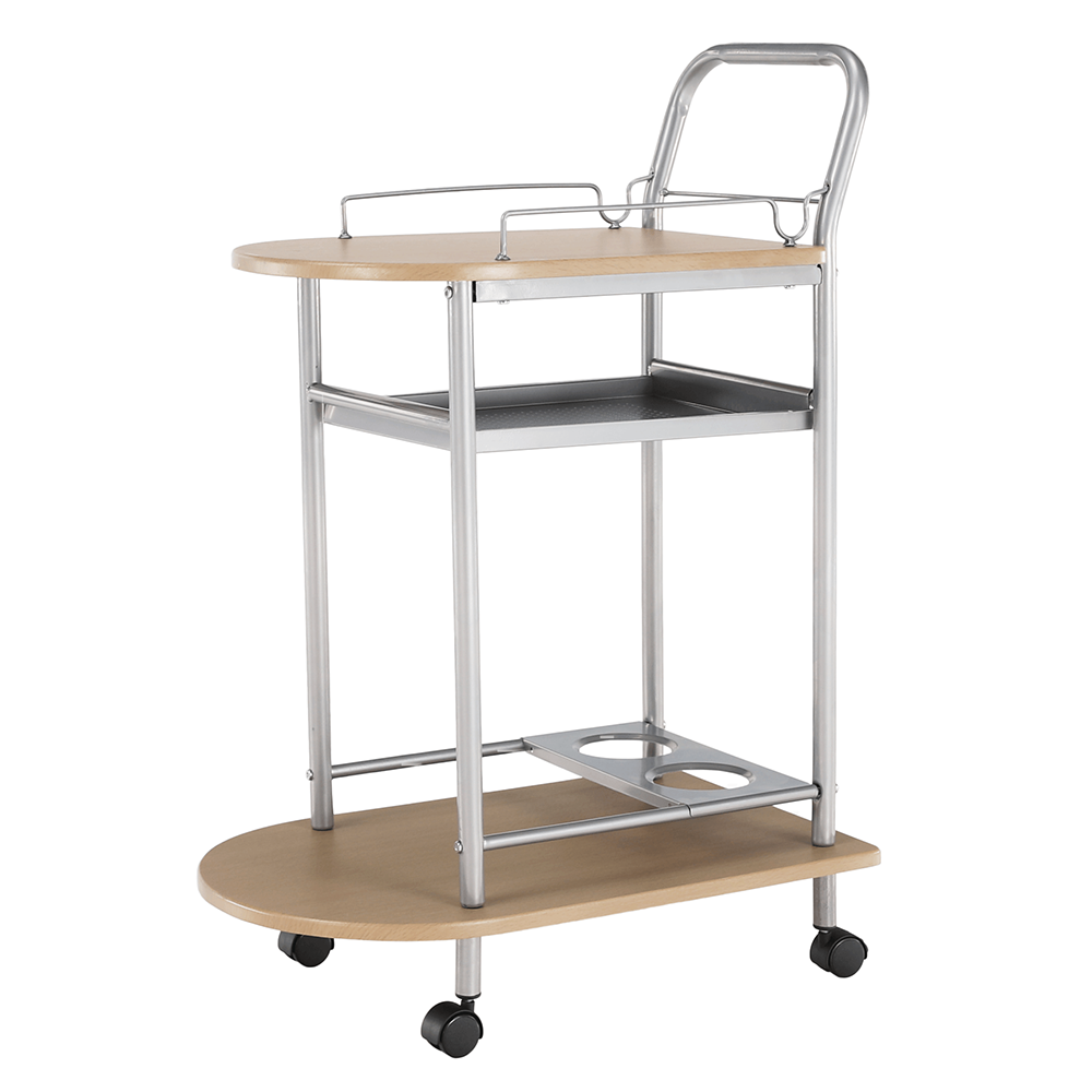 Măsuţă de servire, fag/argintie, LIMA