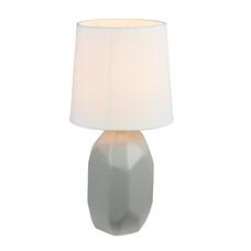 Lampă ceramică de masă, gri, QENNY TYP 2 AT15556