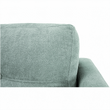Canapea extensibilă, verde mentă textil Queens, AURELIA