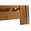 Coş de rufe, bambus lăcuit/bej, BASKET