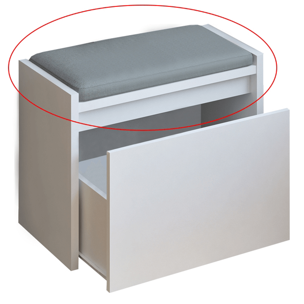 Pernă, material textil gri, BERGI NEW