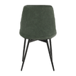Scaun, verde/negru, HAZAL