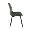 Scaun, verde/negru, HAZAL