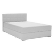 Pat tip BOXSPRING 140x200, gri deschis, FERATA KOMFORT