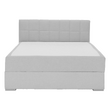 Pat tip BOXSPRING 140x200, gri deschis, FERATA KOMFORT