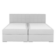 Pat tip BOXSPRING 180x200, gri deschis, FERATA KOMFORT