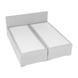 Pat tip BOXSPRING 180x200, gri deschis, FERATA KOMFORT