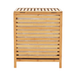 Coş de rufe, bambus natural/alb, MENORK