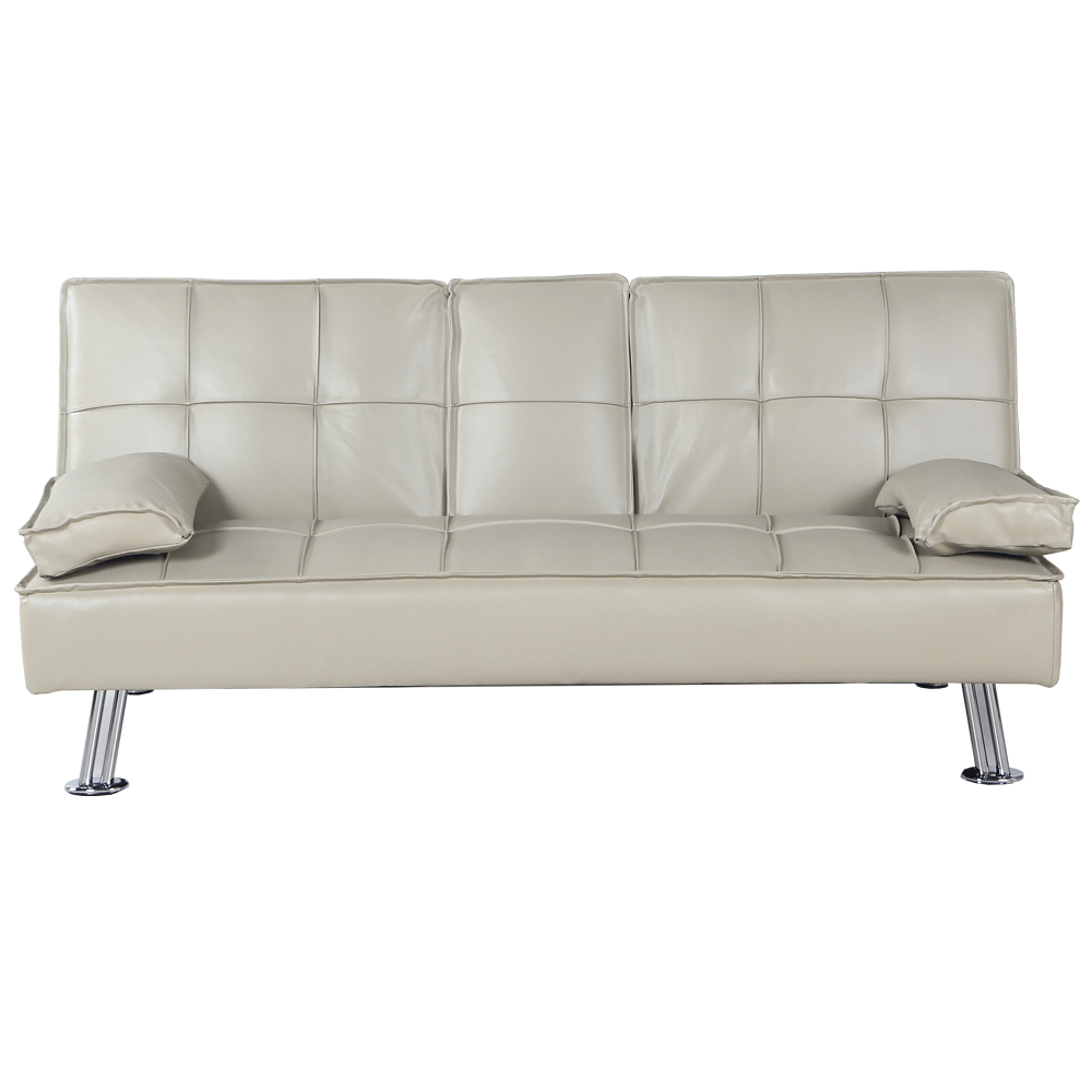 Colţar extensibil, piele eco bej, GOLDIA NEW