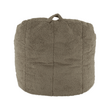 Fotoliu tip sac, material textil maro deschis, ALMERO