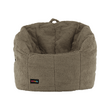 Fotoliu tip sac, material textil maro deschis, ALMERO