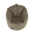 Fotoliu tip sac, material textil maro deschis, ALMERO