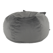 Fotoliu tip sac, material textil gri, BABY TIPUL 1