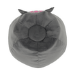 Fotoliu tip sac, material textil gri, BABY TIPUL 1