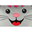 Fotoliu tip sac, material textil gri, BABY TIPUL 1