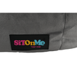 Fotoliu tip sac, material textil gri, BABY TIPUL 1
