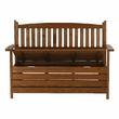 Bancă de grădină, maro, 124cm, DILKA