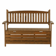 Bancă de grădină, maro, 124cm, DILKA