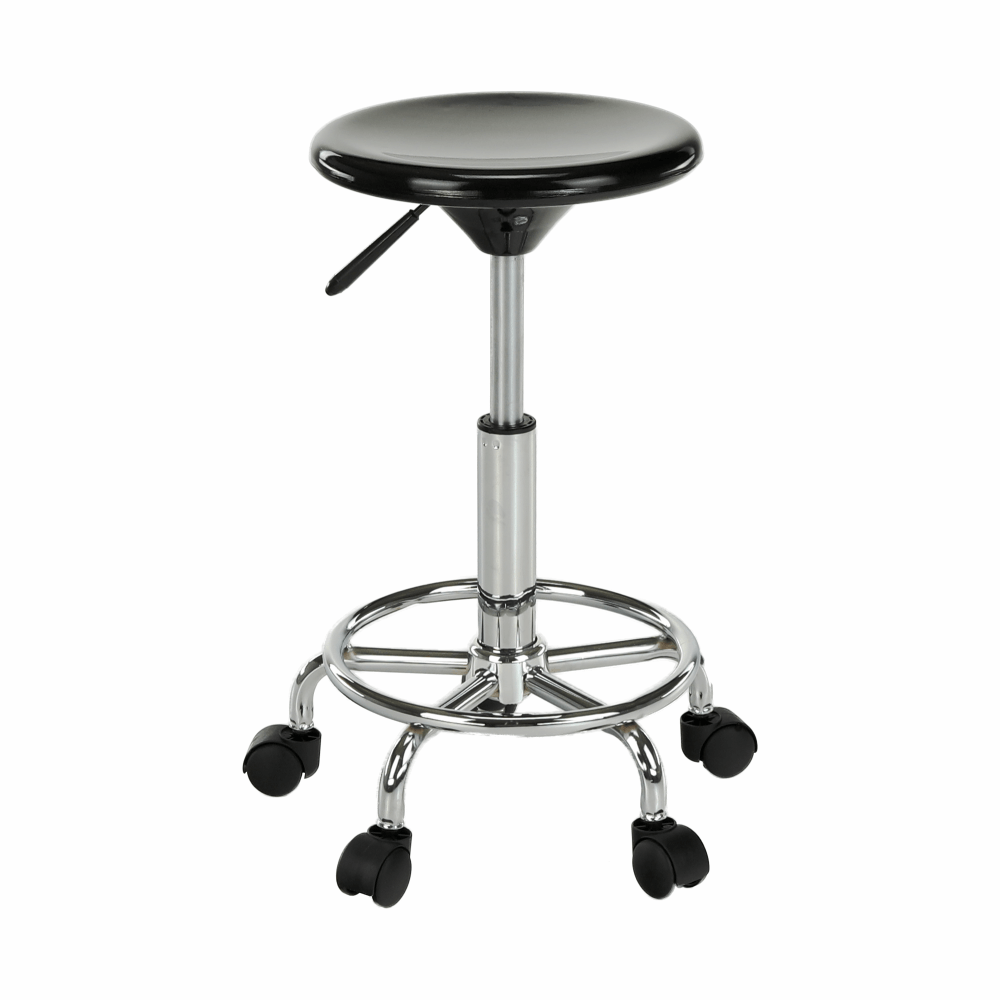 Scaun, negru/crom, MABEL 4 NEW