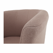 Fotoliu de club, material textil roz pudră, CUBA