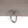 Colţar, gri maroniu Taupe, model dreapta, SEGORIA ROH U