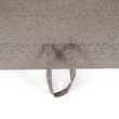 Colţar, gri maroniu Taupe, model stânga, SEGORIA ROH U