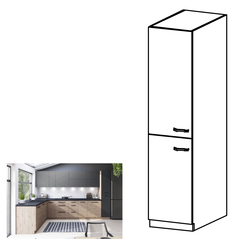 Dulap alimentar, stejar artizanal, stânga, LANGEN D40SP