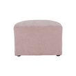 Fotoliu de club cu taburet, roz pudră, ROSE