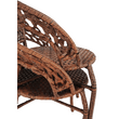 Set de grădină din rattan  1 + 2, maro, JARUB