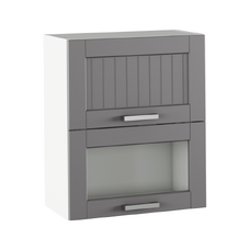 Dulap superior, gri închis/alb, JULIA TYP 8