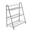 Etajeră, 3 rafturi, gri închis, VERUMA