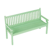 Bancă de grădină din lemn, neo mentă, 150 cm, KOLNA