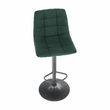 Scaun de bar, verde / negru, LAHELA