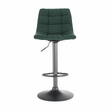Scaun de bar, verde / negru, LAHELA