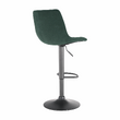 Scaun de bar, verde / negru, LAHELA